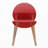4-Pack Side Chairs,Wood Legs and PP Seat,Indoor Dining & Living Room Furniture Set-2103080598