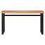 Bureau Console Bureau d'ordinateur Bureau à domicile Bureau d'étude Teck en bois massif-1455067119-1455067112