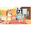 Bluey Kids Table and Chair Set - Wooden Activity Table for Toddlers with Lift-Up Tabletop, Chalkboard, Paper Roll, and Nylon Storage Space - Ideal Study & Play Desk for Children