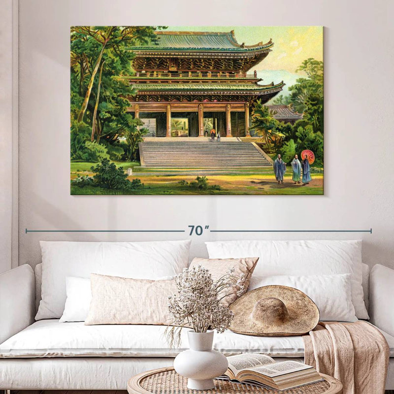 Temple japonais rétro