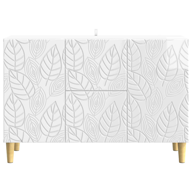 89cm Sideboard, High Gloss White