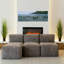 Colony of King penguins on the beach South Georgia Island Antarctica 1 Piece Wrapped Canvas Panoramic Wall Art-1876674825