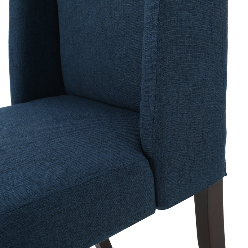Chaise d'appoint rembourrée Harlow, Marine