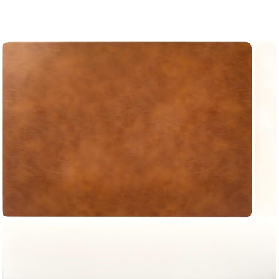 Vinyl Placemats Set of 6 - Faux Leather Waterproof Washable PU Place Mats, Heat Resistant 12 x 17 Inch Easy Clean Wipeable Non-Slip Table Mats
