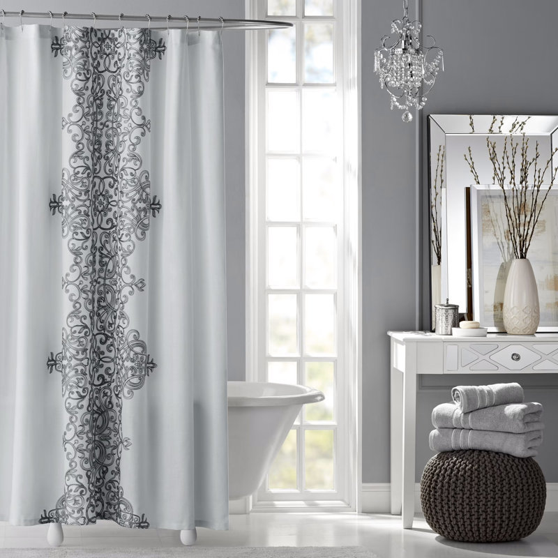 Rideau de douche Manches, 72"x72", Grey
