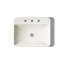 Vox Vitreous China Rectangular Vessel Bathroom Sink with Overflow-856925035-870115874