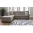 Jasmen Upholstered L-Shaped Sectional-90630159-90630160