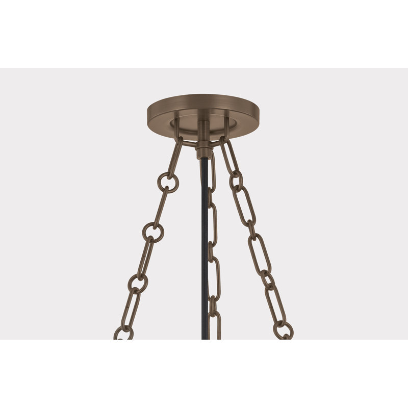 Paradigm Pendant by Lauren Liess x Troy, Bronze, 22.25" H x 4.75" W x 0.75" D, 15W
