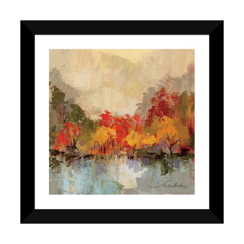 «Fall Riverside II» par Silvia Vassileva - reproduction d'art, H 24 po x l 24 po x p 1 po