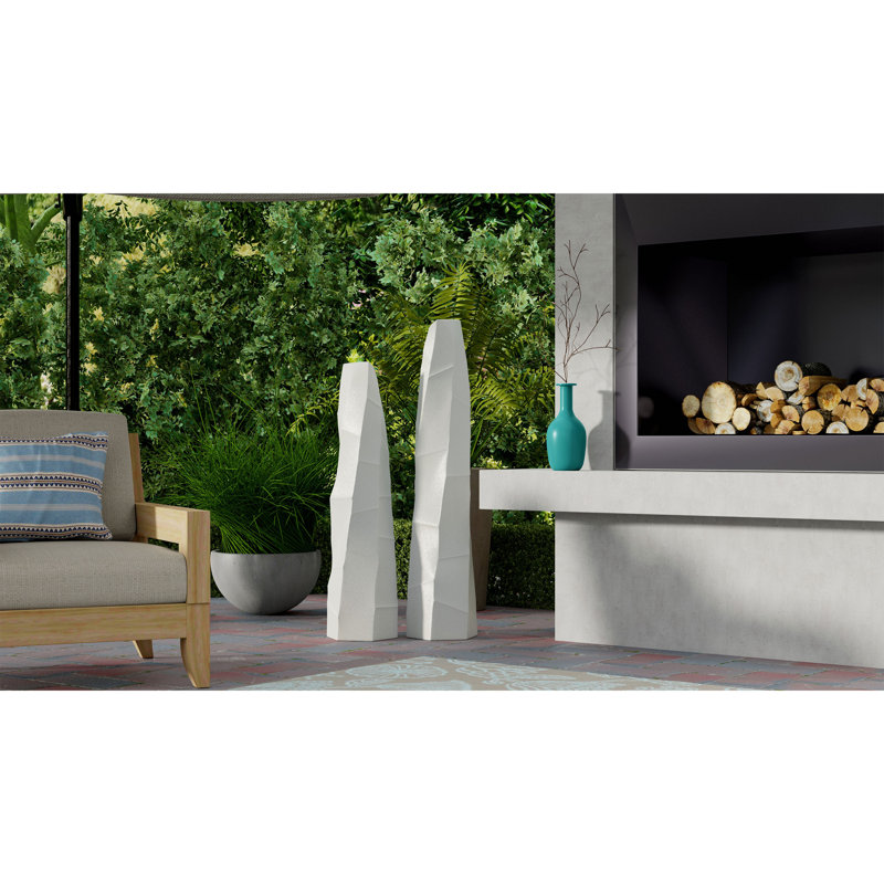 Vase de plancher Whisnant, H 47 po x l 12 po x p 12 po