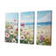 Zinnias On The Beach - Ensemble de décoration murale Zinnias-107741891-107741889