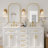 1-Light Modern Ribbed Frosted Glass Wall Sconce-351654074