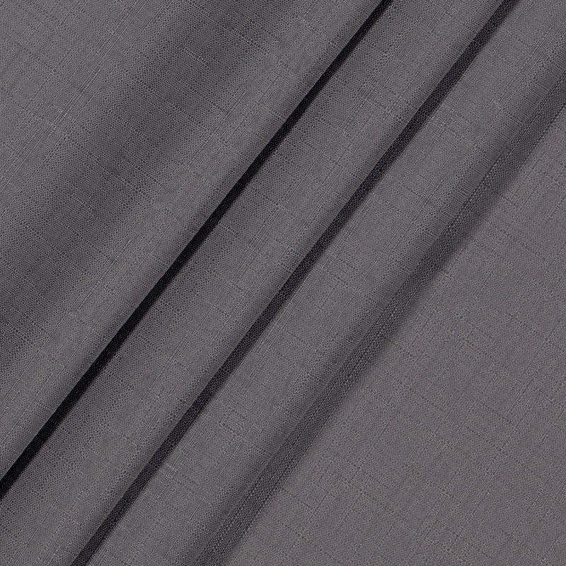 Eclipse Kendall Grommet Solid Blackout Curtain Panel, Charcoal, 42" W x 84" L