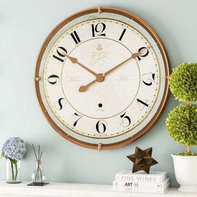 Très grande horloge murale 31,5 po Vernice