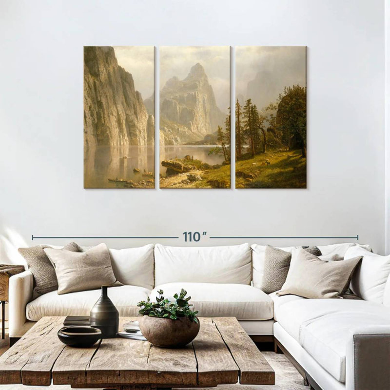 Alvord Merced River, vallée de Yosemite, H 48 po x l 74 po