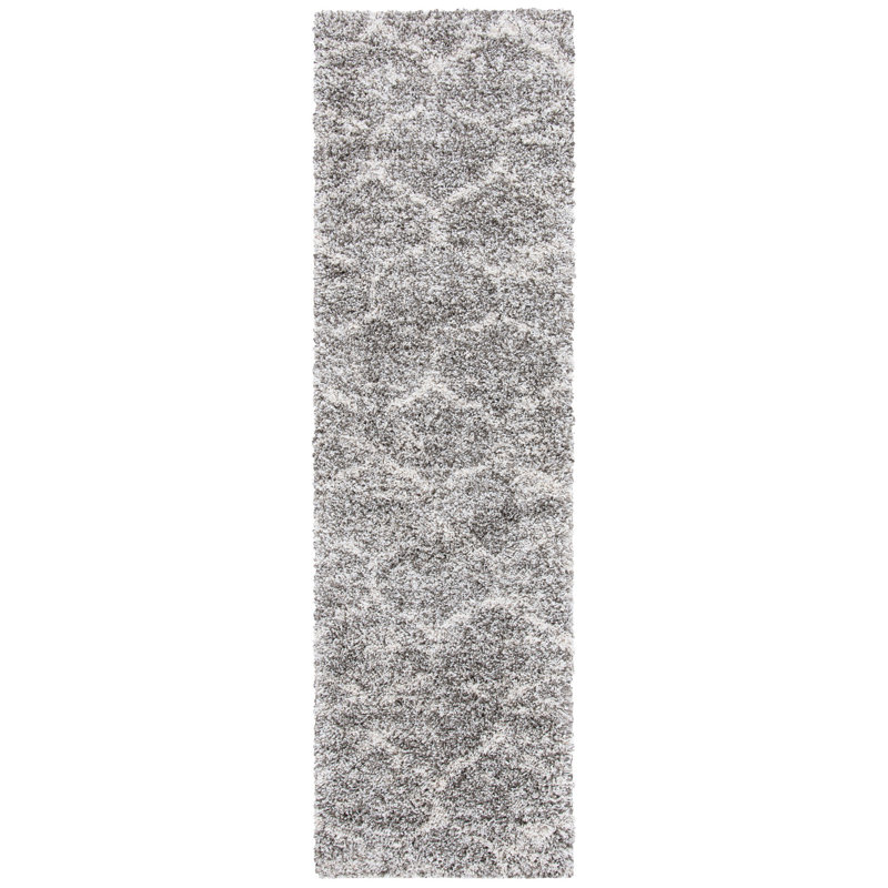 Hudson Shag Performance Geometric Rug, Runner 2'3" x 8'