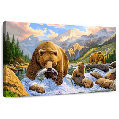 Bear Salmon Fishing