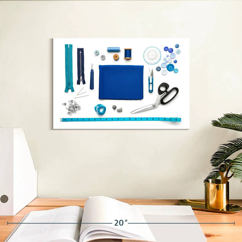 Ensemble de couture bleu Senne, H 8 po x l 12 po