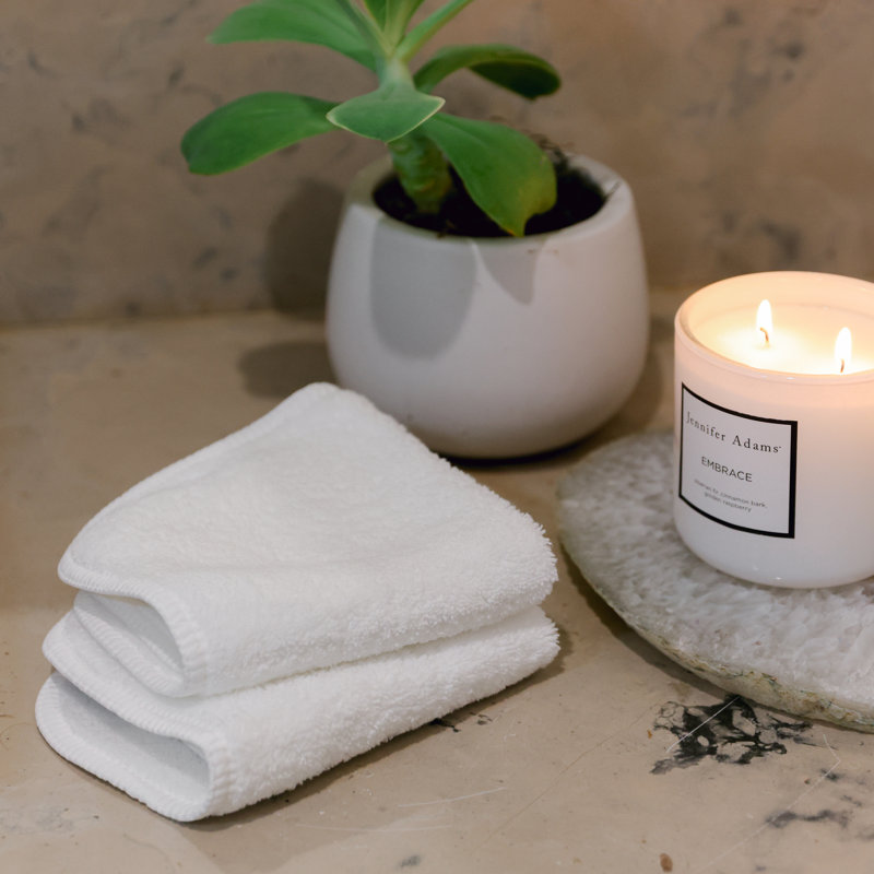 Lago Portuguese Long-Staple 100% Cotton Towels, White, Bath Sheets - 1 Pack
