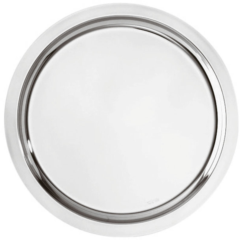 Elite Stainless Steel Platter, 15.75" W x 15.75" L x 0.75" H