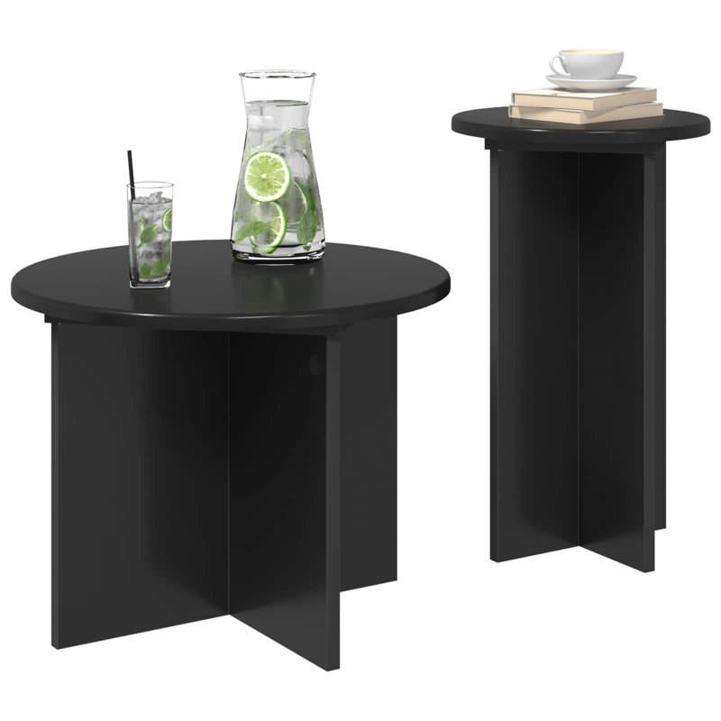 Nesting Tables, Black Oak