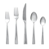 Continental Dining Platinum 5 Piece Flatware Set, Service for 1
