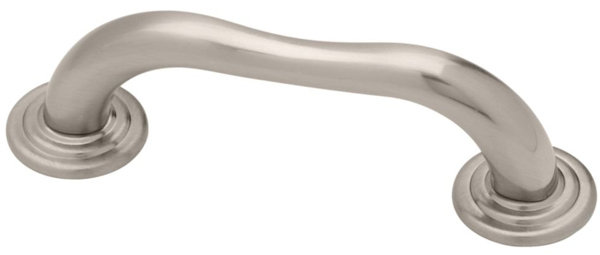 Poignée gréco romaine 3 po nickel satiné