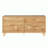62.99"Long Farmhouse Storage Wood Console Table with 4 Door,Adjustable Shelf-1886163927