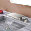 Robinet de baignoire à 3 trous à fixation sur plateau avec robinet cascade pour baignoire Robinet de baignoire moderne à deux poignées en laiton-108406265