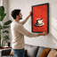 Retro Coffee Cup Mid-Century - Framed Print-1651299713-1651299742