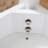 Vanity Stool Makeup Bench Dressing Stool With Cushion And Solid Legs,White