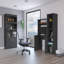 Ensemble de bureau, bibliothèque et bureau 2 pièces-387647422