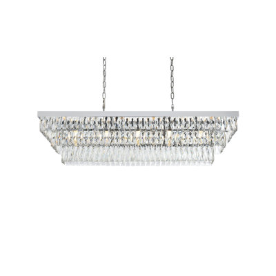 Iva 48 inch Rectangular Chandelier 