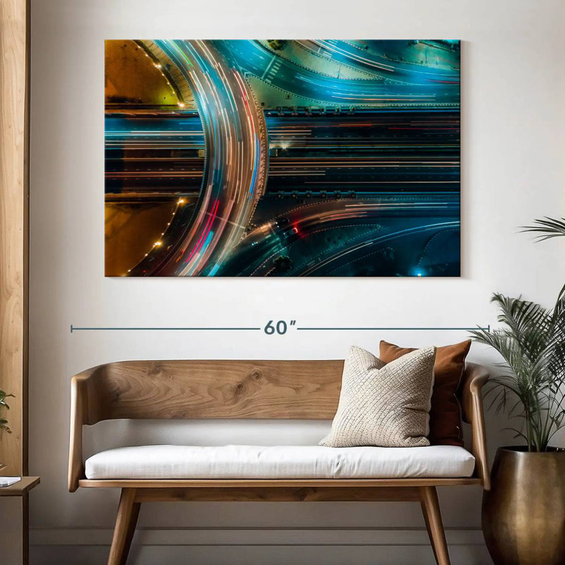Mehar Highway Light Trails, 34" H x 51" W