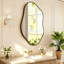 Miroir mural en forme de nuage | Cadre en aluminium avec verre incassable | Miroir décoratif moderne pour meuble-lavabo, chambre à coucher, salon-945926302