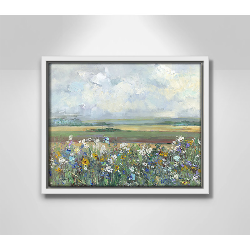 «Swampscott Far Afield Print» par Sally Swatland, H 9,5 po x l 11,5 po, Blanc