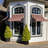 Awntech Charleston Acrylic Fabric Awning with Iron Scroll Arms-113767694-111684999