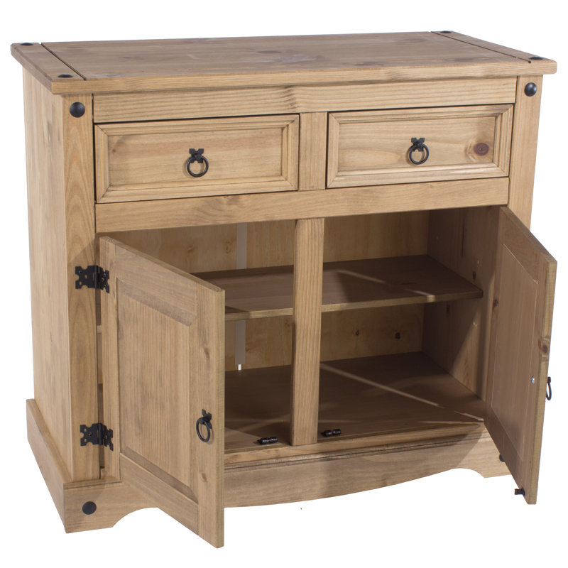 Doe 86cm Sideboard, 80.6cm H x 91cm W x 43cm D, Antique Wax
