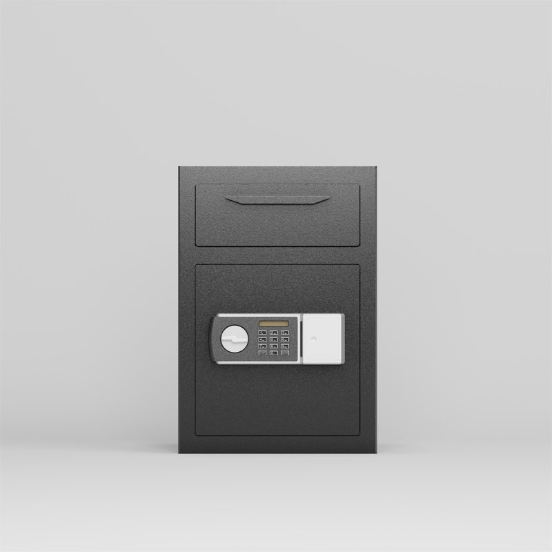 Coffre-fort de dépôt numérique en acier au carbone avec verrou à code électronique