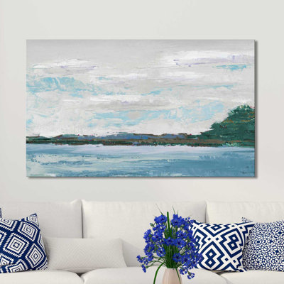 Lakeside - Reproduction d'art sur toile tendue
