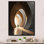 Beige Tunnel Symphony Silent, reproduction d'art sur toile