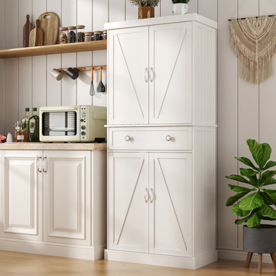 Ashyiah 72" Kitchen Pantry