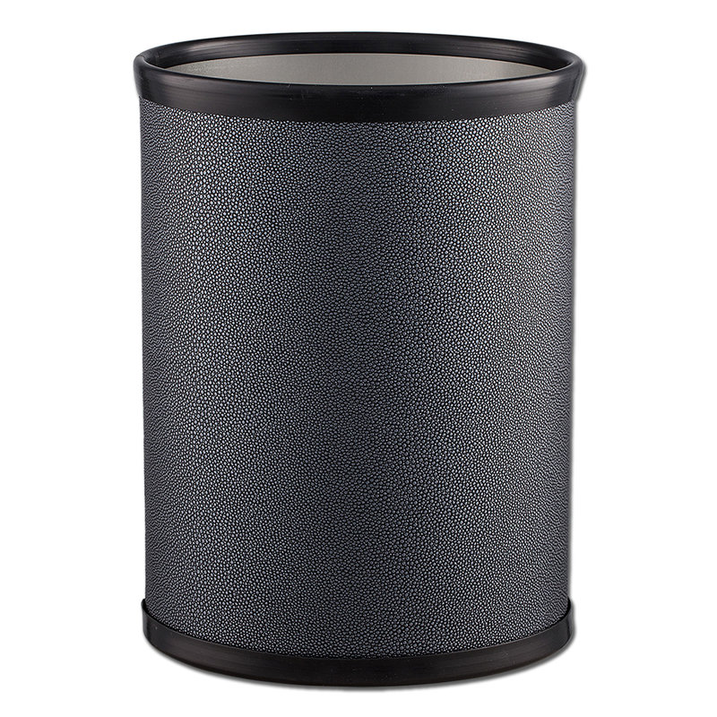 Corbeille pour déchets Olman Cosmopolitan Noir 3,25 gallons