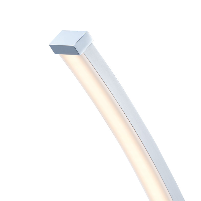 Rylan 51.5'' LED Arched Floor Lamp, Silver