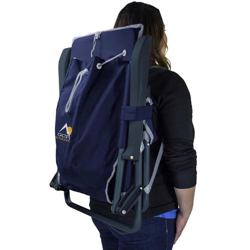  Backpack Event 4-Position Indigo Hard Arm Backpack Chair