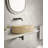 Marble Bathroom Vessel Sink, Semi-Polished Surface, Natural Stone, Genuine Marble, Real Marble-120676338