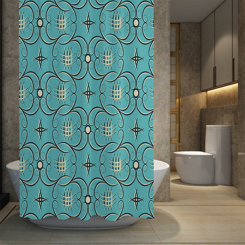 Rideau de douche simple Giles, H 83 po x l 70 po