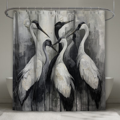 Rideaux de douche Cranes