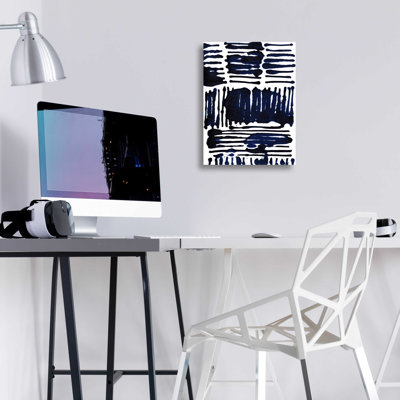 «Indigo Stripes I» par Jodi Fuchs