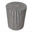 Solid + Manufactured Wood Accent Stool